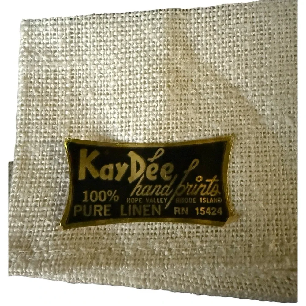 VINTAGE Kay Dee Raggedy Ann & Andy 100% Pure Linen New NOS Bobs-Merrill 1975 (2)